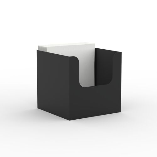 Table Holder Black Napkins 01 3D Model
