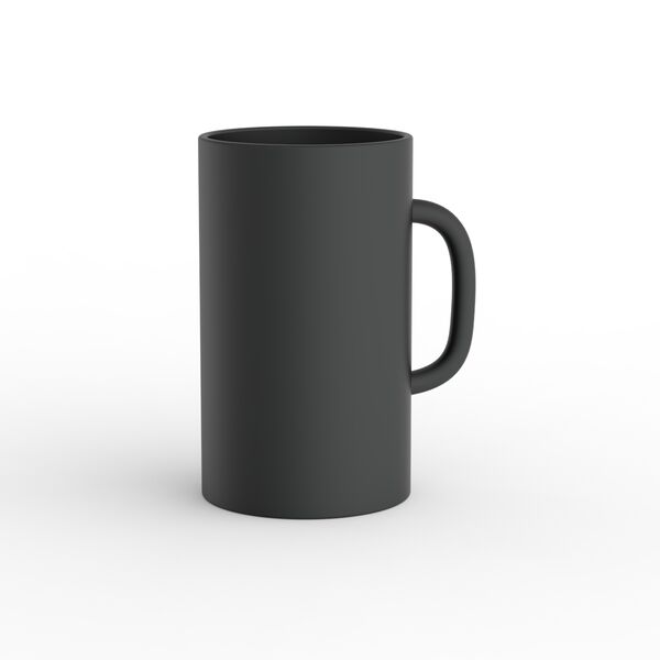 Ceramic Black Mug 04 3D Model