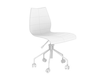 Kartell Maui Office Chair Rhino3DMShaded