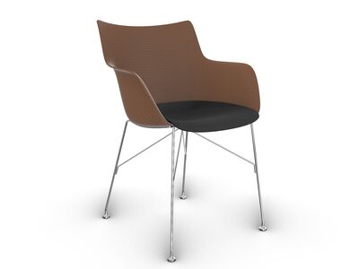 Kartell QWood Chair RhinoRender