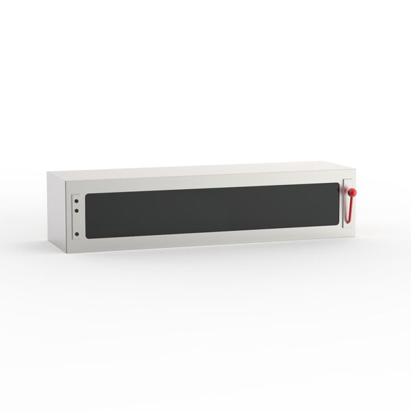 Industrial Metal Red Handle Oven 01 3D Model