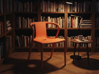 Magis Air Armchair 3D Model Private Library Interior