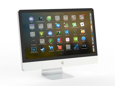 Apple 01 3D Model PC 3D Model