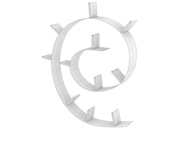 Kartell 8005 Bookworm Rhino3DMShaded.jpg