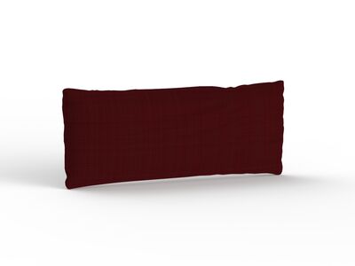 Rectangular Fabric Brown Pillow 03 3D Model