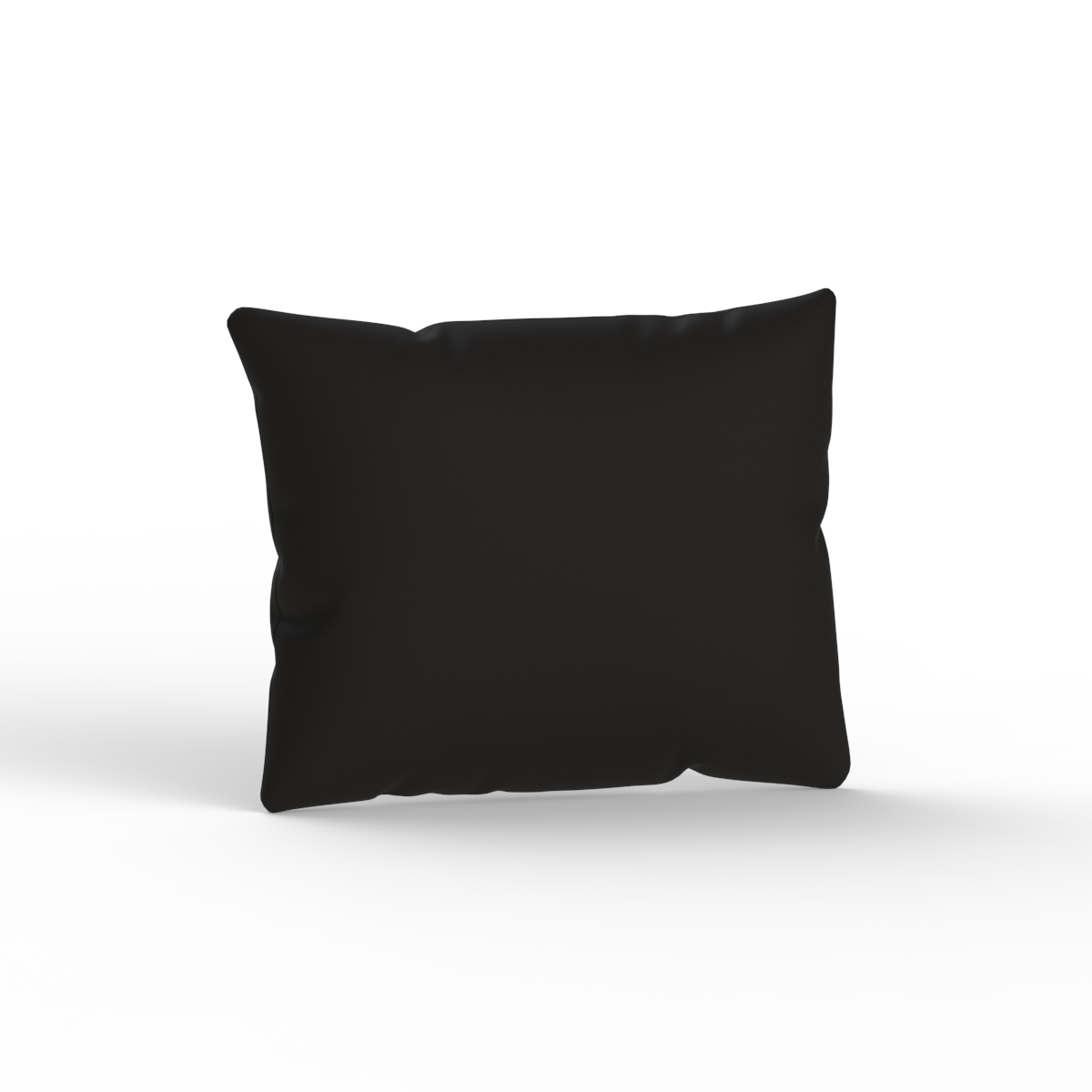 Squared Fabric Black Pillow 01 3D Model
