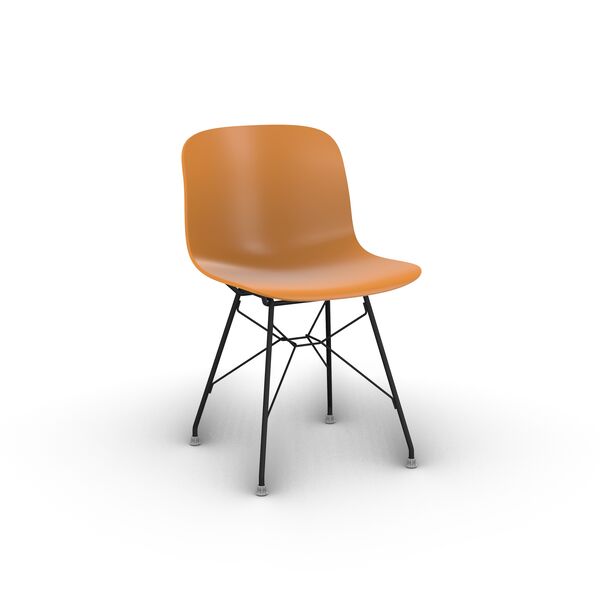 Troy Chair Wireframe 3D Model