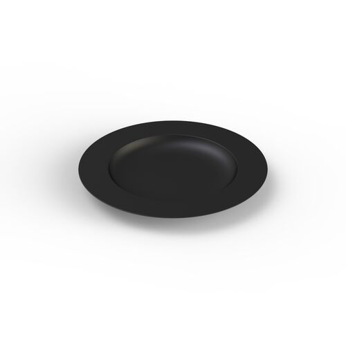 Ceramic Black Plate 02 3D Model