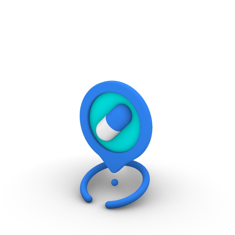 3D Cartoon Series Customer Icon 3D Model
