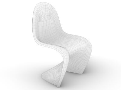 Panton Chair  Rhino3DMShaded