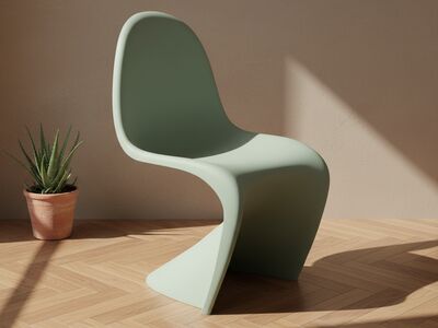 Vitra Panton Chair 3d Model Editorial Interior