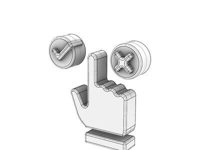 ICON 3D Cartoon Series Human Decision Making sv