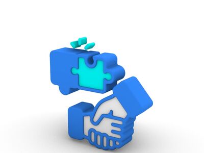 3D Cartoon Series Supplier Relationship Management Icon 3D Model