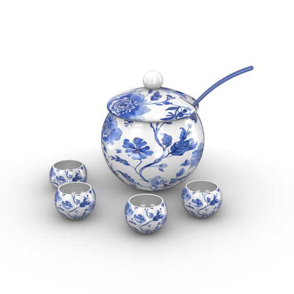 Bowl Set Soup 01 3D Model