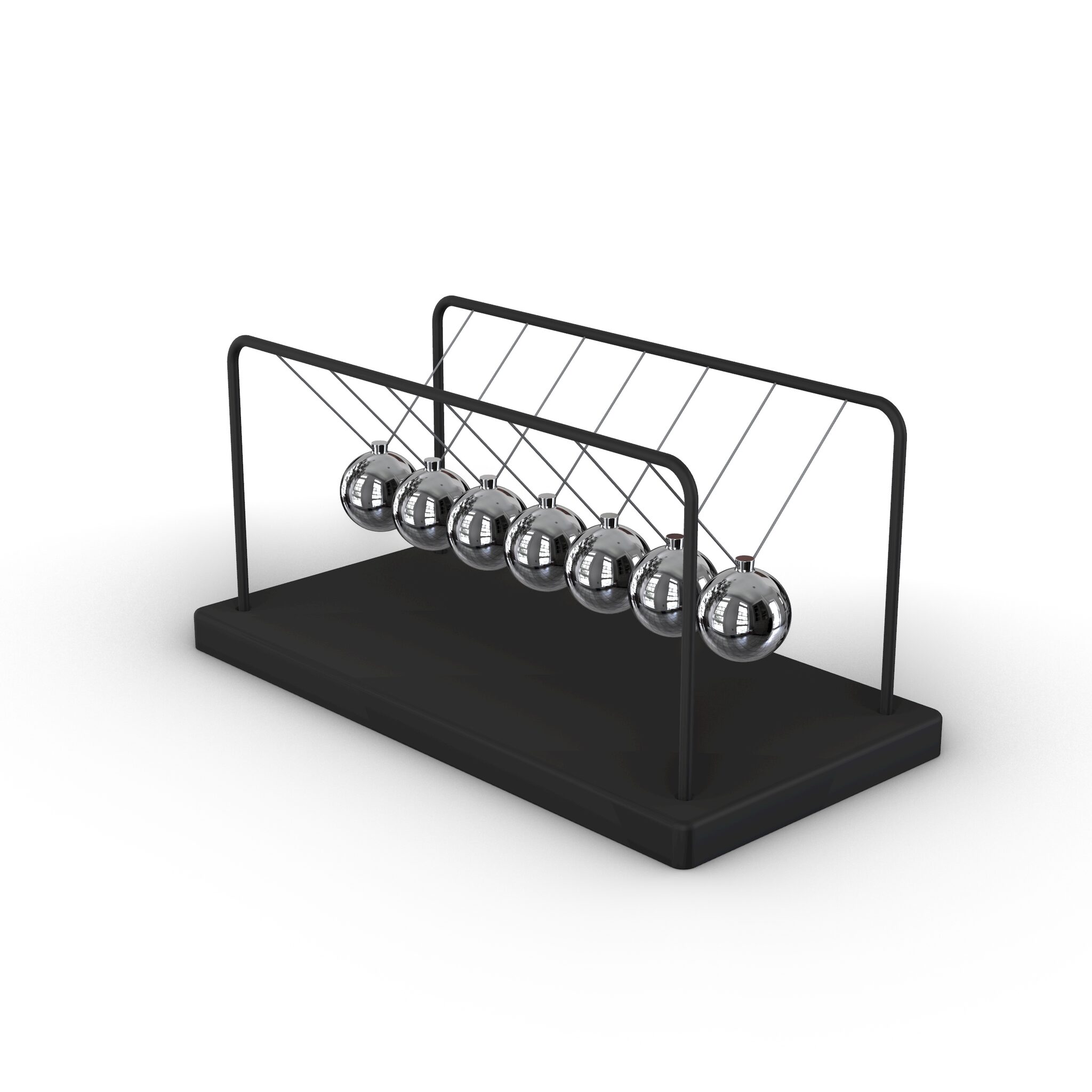 Newton's Pendulum 3D Model