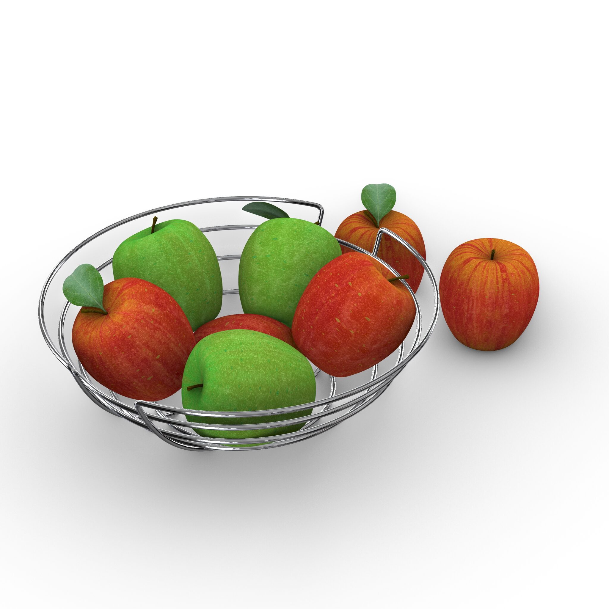 Bowl Fruit 01 3D Model