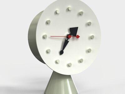 Desk Clocks Cone Base Clock 3D Model
