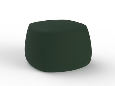 Fabric Black Pouf 05 3D Model