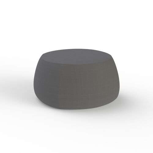 Fabric Gray Pouf 03 3D Model