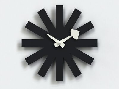Asterisk Wall Clock 3D Model