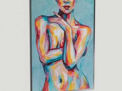 02 50x70 Painting 3D Model