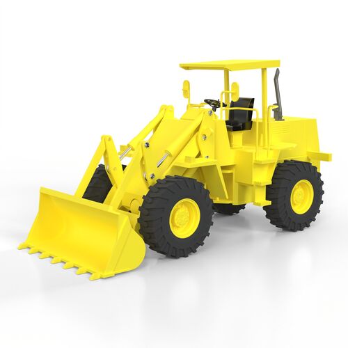 Bulldozer Toy 3D Model