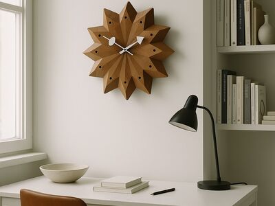 Vitra Nelson Fan Clock 3D Model Creative Home Office Interior
