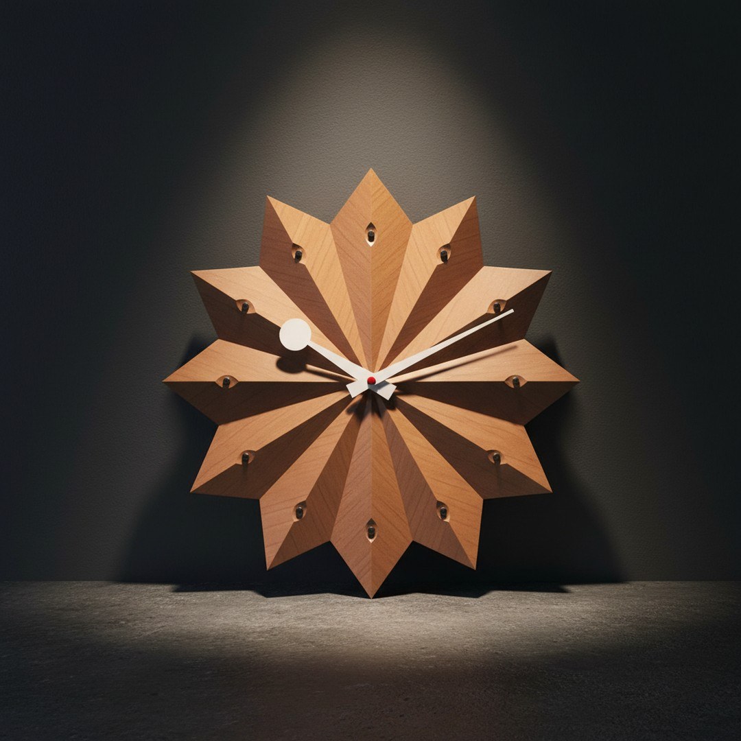 Nelson Fan Clock 3D Model