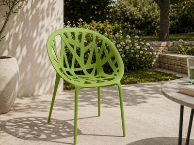 Vitra Vegetal Chair by Bouroullec brothers — contemporary warm minimal interior 3D model