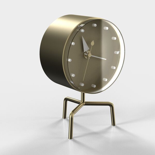 Tripod Desk Clock 3D Model