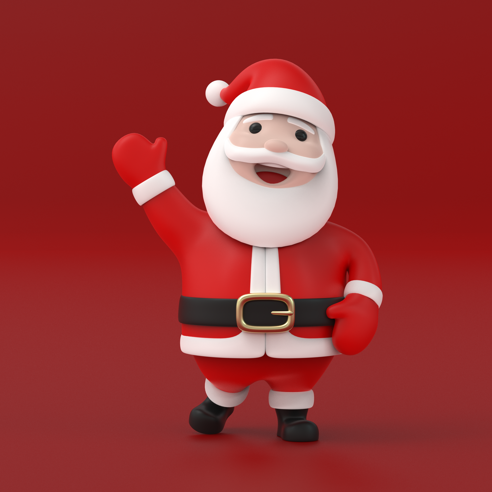Santa Claus 3D Model