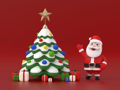 Set Xmas 1 3D Model