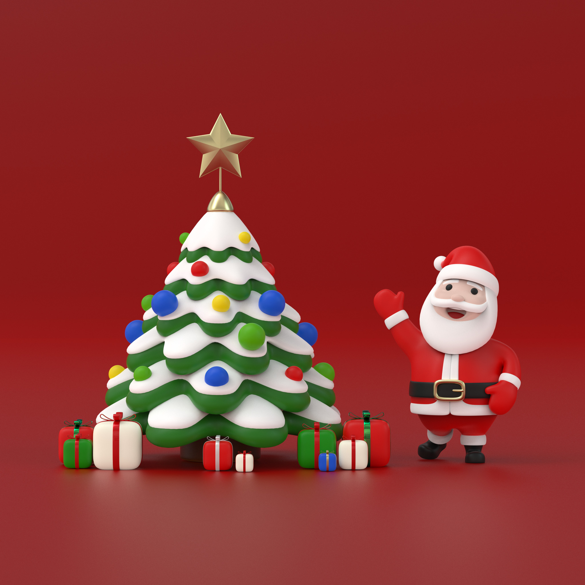 Set Xmas 1 3D Model