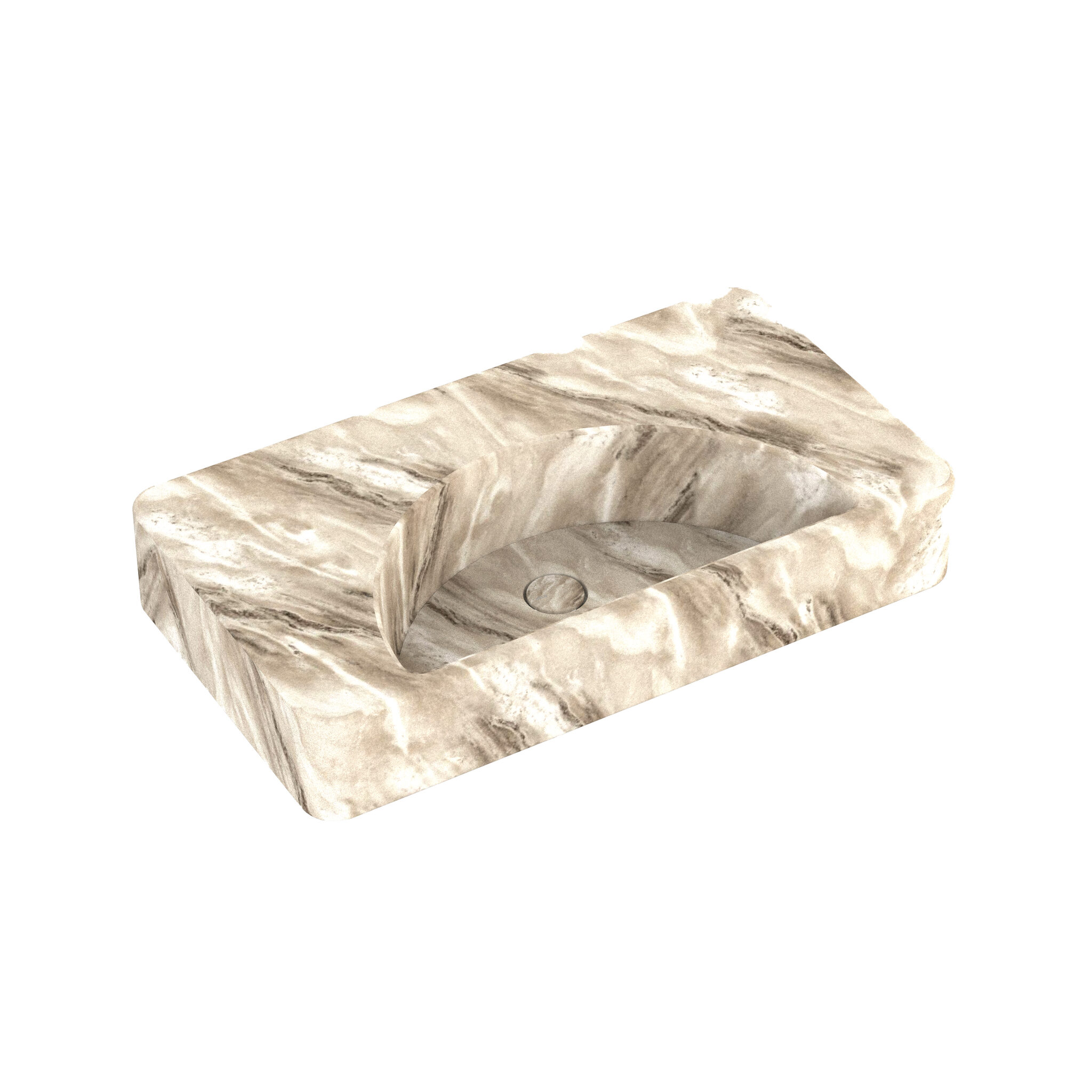Lunaris Washbasin 81 3D Model