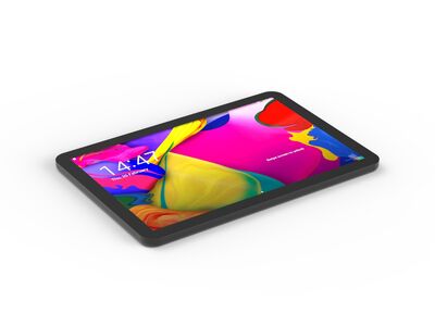 Black Plastic Frame Android Tablet 01 3D Model