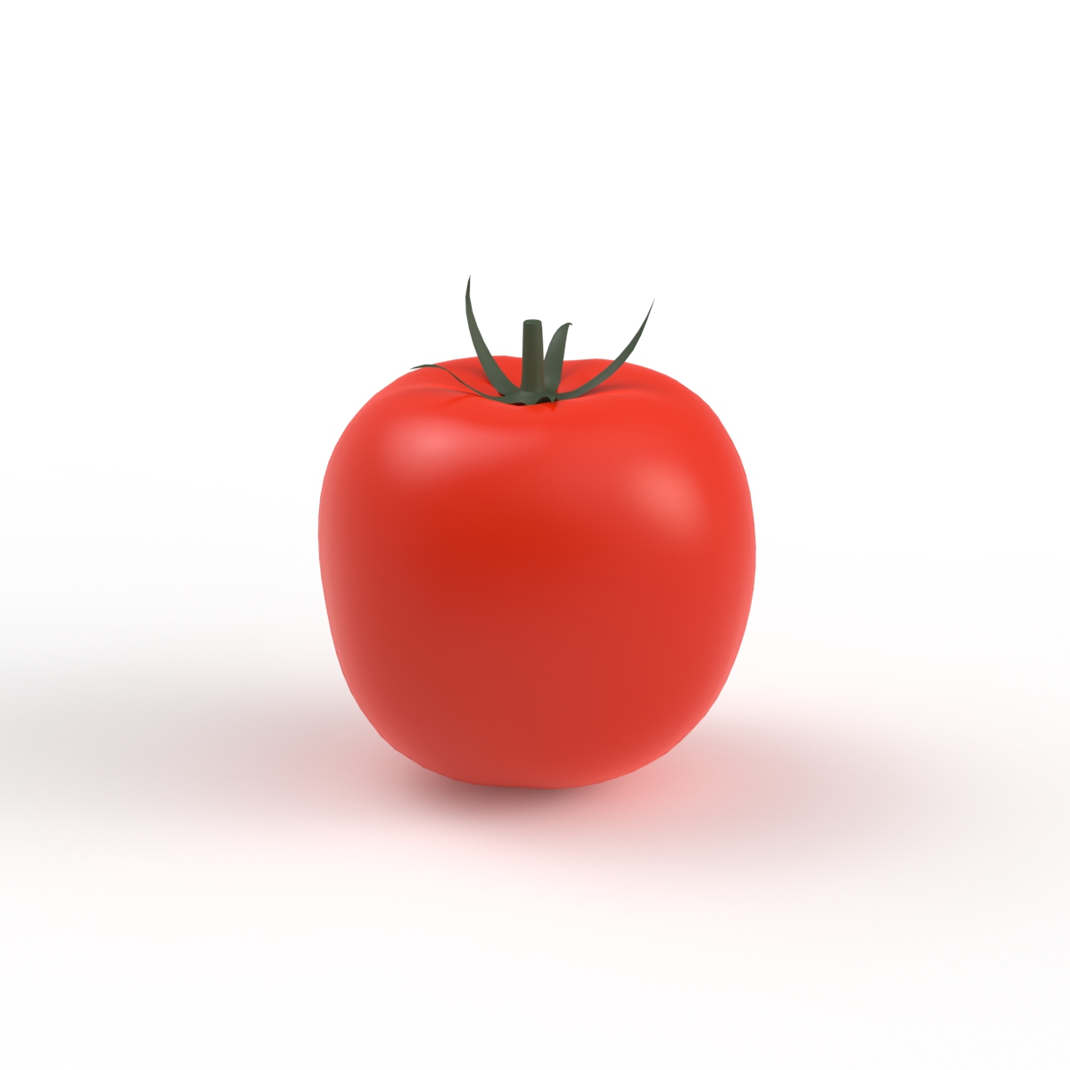 Red Tomato 01 3D Model