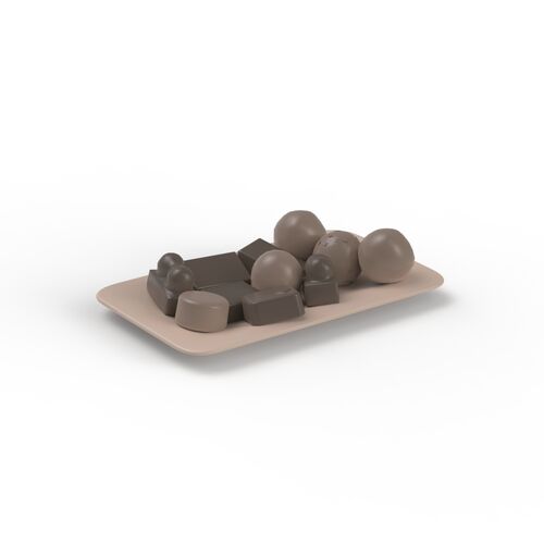 Sweets Tray 01 3D Model