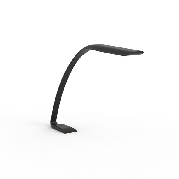 Desk Black Plastic Lamp 02 3D Model