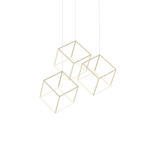 Pendant Cube Lamp 01 3D Model
