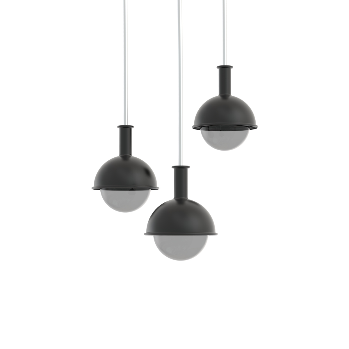 Pendant Round Lamp 03 3D Model