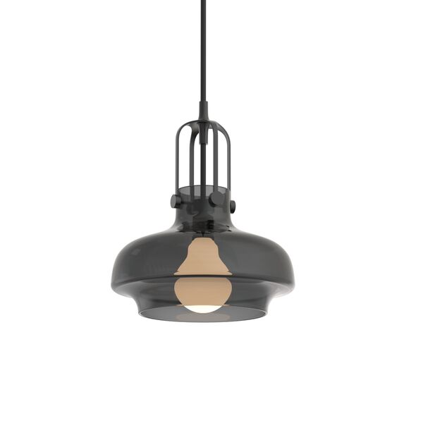 Pendant Round Black Lamp 07 3D Model