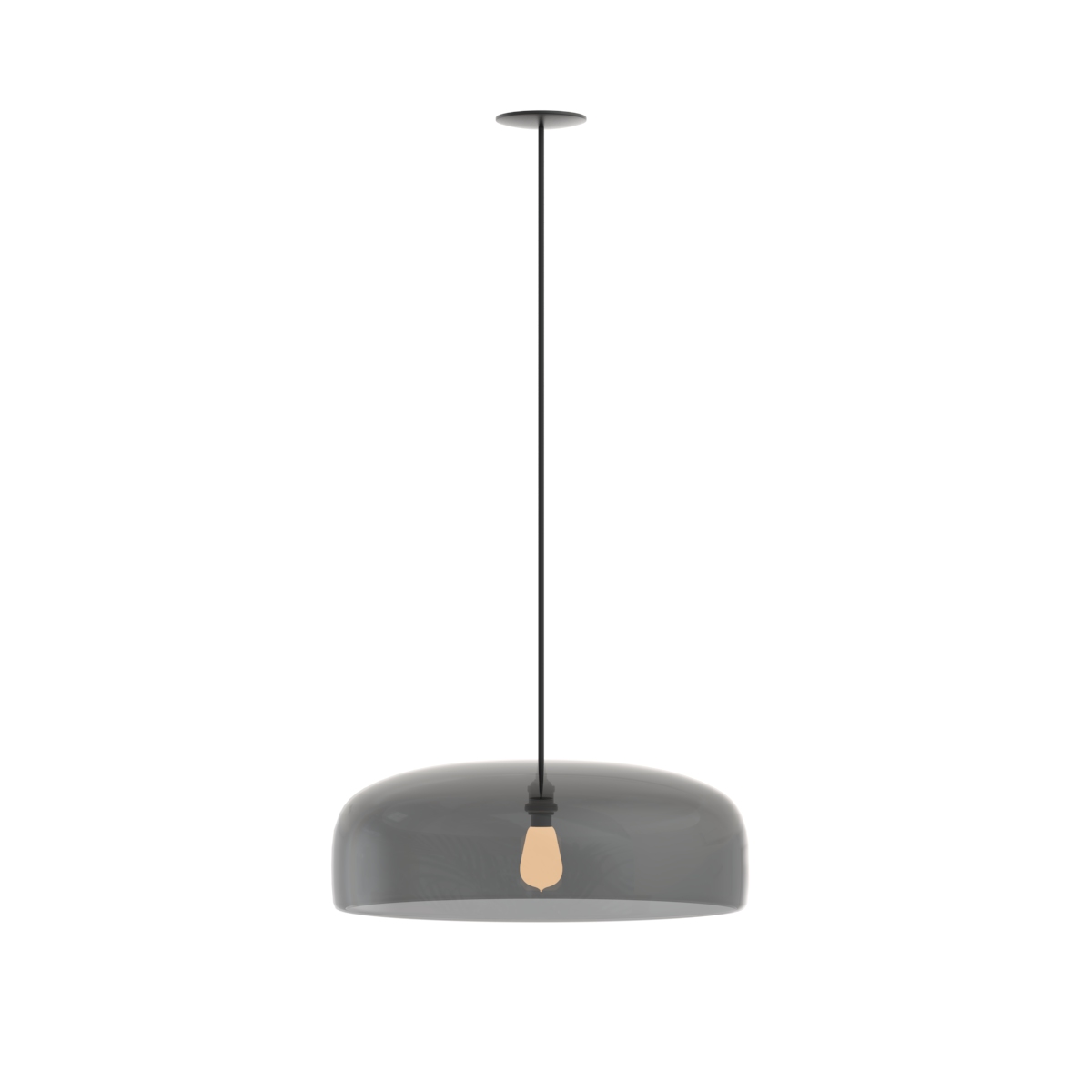 Pendant Round Black Lamp 13 3D Model