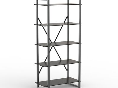 Metal Frame Library 02 3D Model