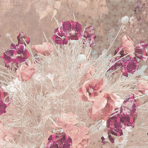 Paperwall Shabby Poppy 3D Model
